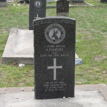 PLAATJIES H. -1942