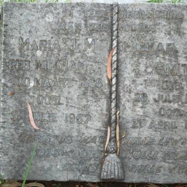 SMIT Michael C.W. 1859-1946 &amp; Maria J.M. WICKHAM 1866-1957