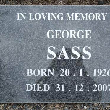 SASS George 1926-2007