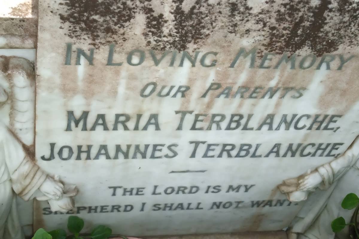 TERBLANCHE Johannes &amp; Maria