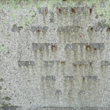 ARTHUR Ruth  -1946