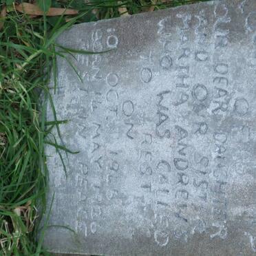 ANDREW Martha 1926-1945