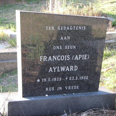 AYLWARD Francois 1935-1952