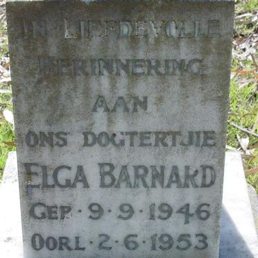 BARNARD Elga 1946-1953