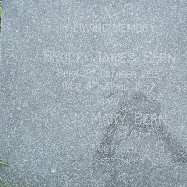 BERN Bruce James 1895-1957 &amp; ? Mary -1941