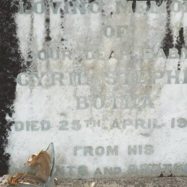 BOTHA Cyril Stephen -1942