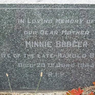 BODGER Minnie -1945