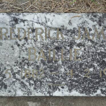 BAILLIE Frederick James 1882-1949
