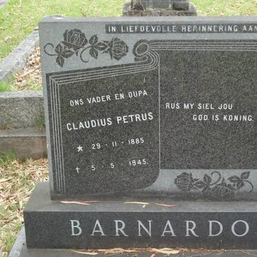 BARNARD Claudius Petrus 1885-1945