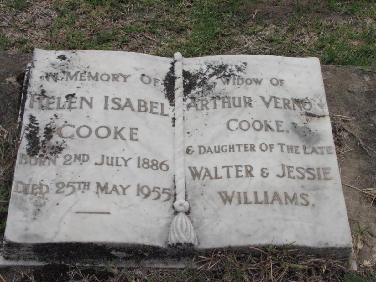 COOKE Helen Isabel nee WILLIAMS 1886-1955