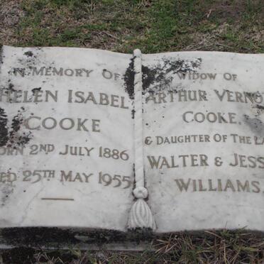 COOKE Helen Isabel nee WILLIAMS 1886-1955