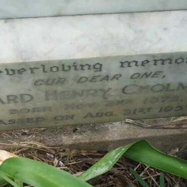 CHOLMELEY Edward Henry 1875-1957