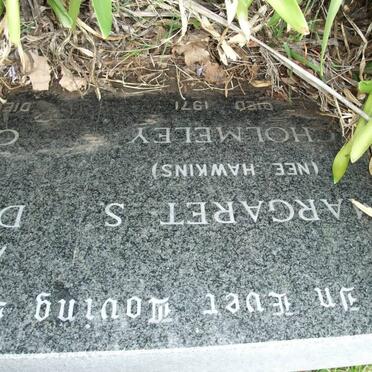 CHOLMELEY Margaret S. nee HAWKINS -1971