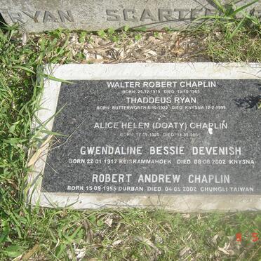 CHAPLIN :: RYAN :: DEVENISH 