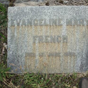 FRENCH Evangelina Mary -1956