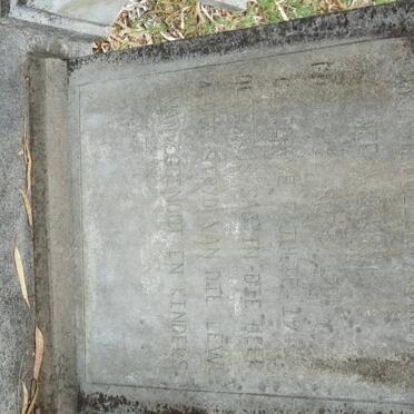 FERREIRA Maria Magdalena nee ?W ?HAN  -1945