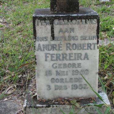 FERREIRA Andre Robert 1950-1952