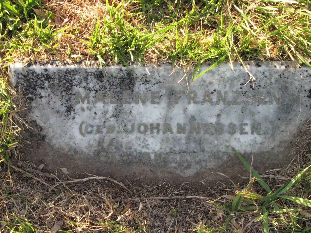 FRANZSEN Marlene nee JOHANNESSEN