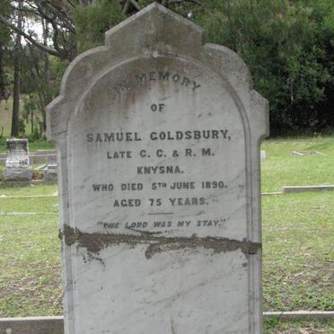 GOLDSBURY Samuel -1890