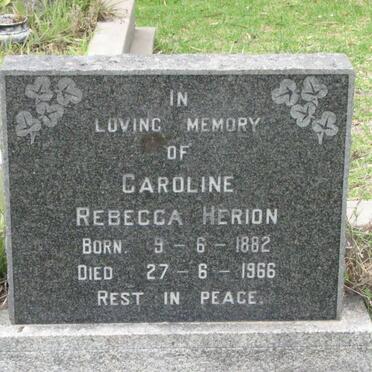 HERION Caroline Rebecca 1882-1966