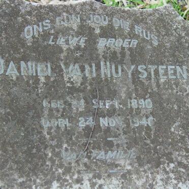 HUYSTEEN Daniel, van 1890-1940