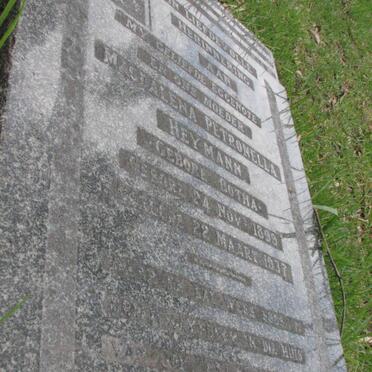 HEYMANN Magdalena Petronella nee BOTHA 1899-1937