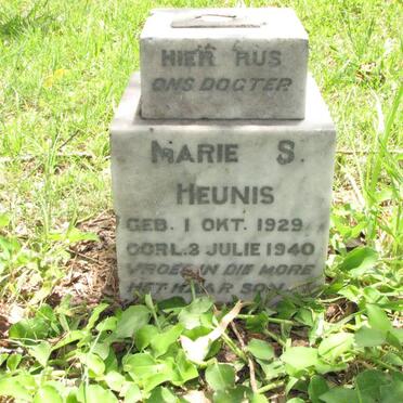 HEUNIS Marie S. 1929-1940