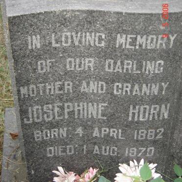 HORN Josephine 1882-1970