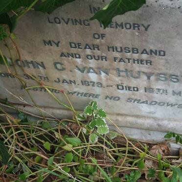 HUYSTEEN John C., van 1879-1947