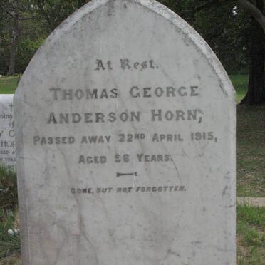 HORN Thomas George Anderson -1915