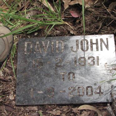 JOHN David 1931-2004