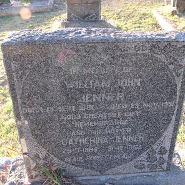 JENNER William John 1881-1951 &amp; Catherina 1885-1963