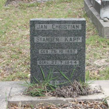 KAPP Jan Christian Stander 1882-1944