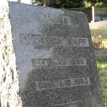 KAPP Maria Cornelia 1885-1953