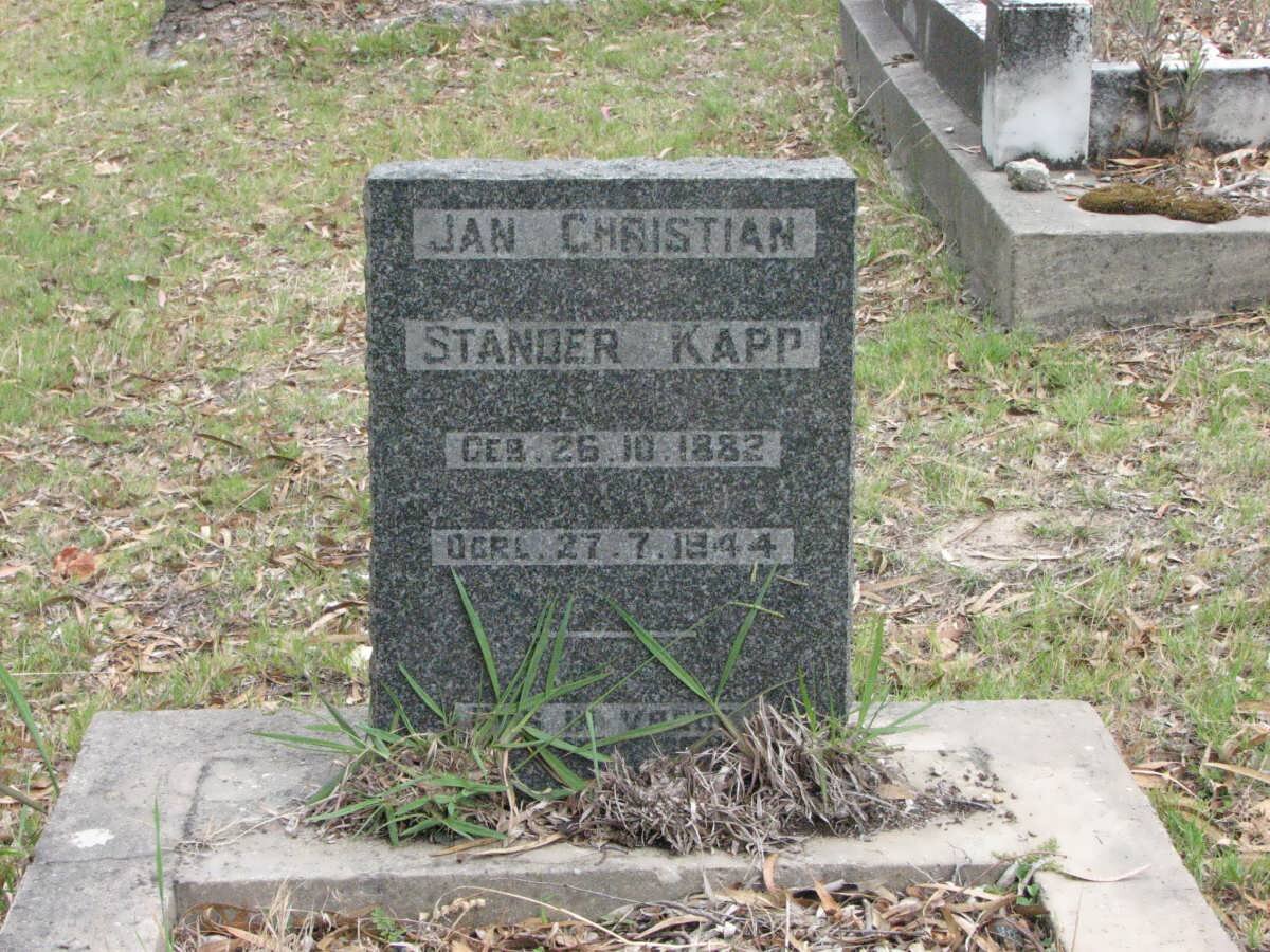KAPP Jan Christian Stander 1882-1944