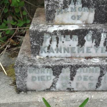 KANNEMEYER Peter G.F. 1919-1920