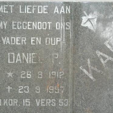 KAPP Daniel P. 1912-1957