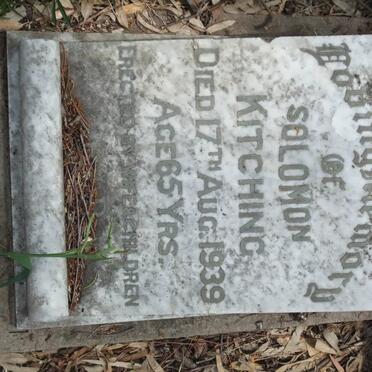 KITCHING Solomon -1939