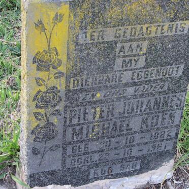 KOEN Pieter Johannes Michael 1882-1961