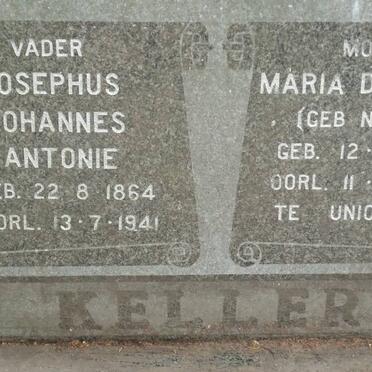 KELLER Josephus Johannes Antonie 1864-1941 &amp; Maria Dorothea NORTJE 1868-1951
