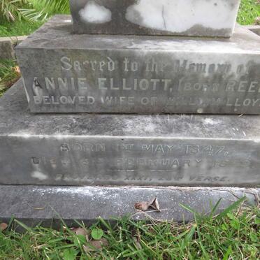 LLOYD Annie Elliott nee REED 1847-1899