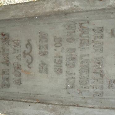 LEVENDAL Louisa -1919