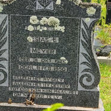 MEYER Esias E. 192?-1950