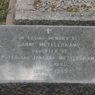 METELERKAMP Sannie 1868-1946