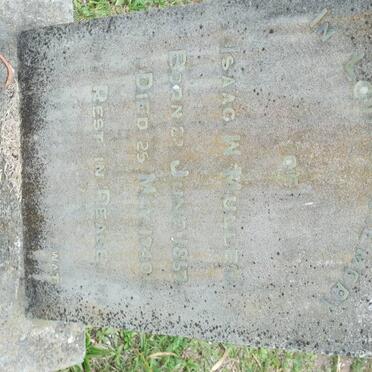 MULLER Isaac W. 1867-1940