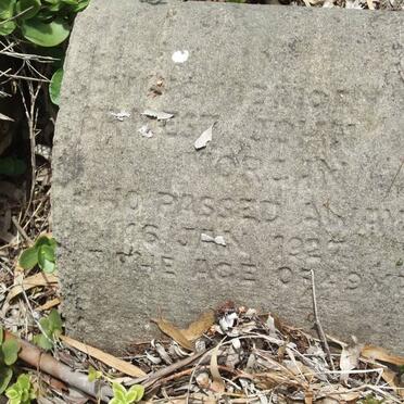 MORGAN Ernest John -1927