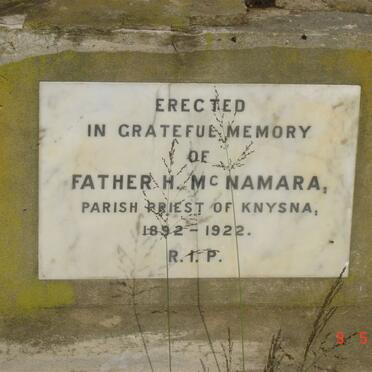 MCNAMARA H. 1892-1922