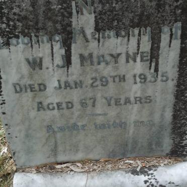 MAYNE W.J.  -1935