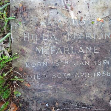 MCFARLANE Hilda Marion 1891-1956