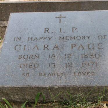 PAGE Clara 1880-1971